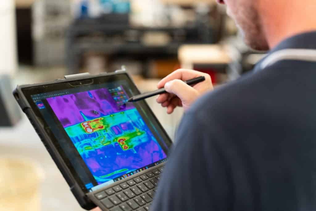 Analyse d’un thermogramme lors d’un contrôle Q19